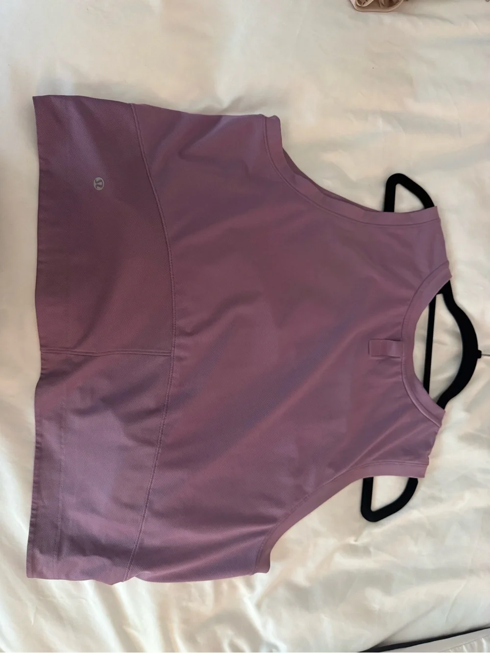lululemon athletica Lavender Cropped Performance Tank